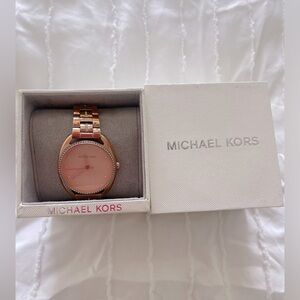 Rose gold Michael Kors watch